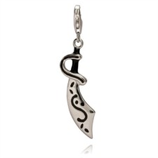 Charm donna Rafaela Donata ciondolo spada vero argento sterling 925 pendente