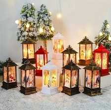 Set 6 Lanterne Natalizie Vintage con LED – Decorazione Natale