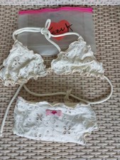 Bikini Tezuk Taglia S Avorio Sangallo