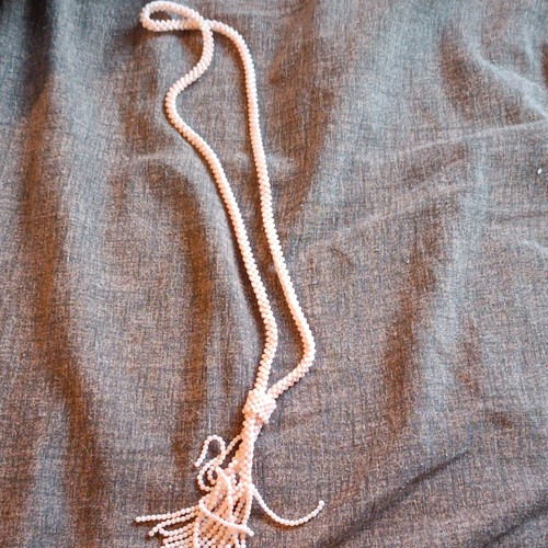 Collana saliscendi corallo - collana,