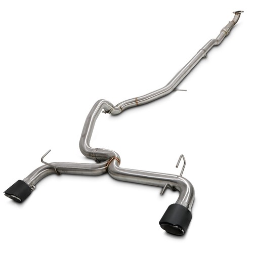 Sistema scarico catback con - sistema,