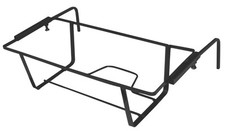 PORTAVASO DA BALCONE REGOLABILE NERO  cm. 60