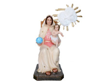 Statua Madonna dell' Arco cm 120 (seduta) in vetroresina MADE IN ITALY