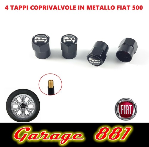 Tappi coprivalvole fiat 500 - tappi,