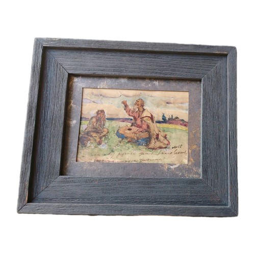 Quadro dipinto biblico - quadro, con