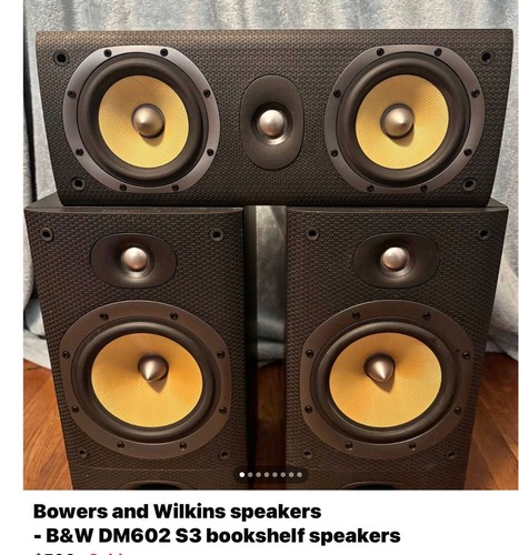 Bowers wilkins dm602 s3 - bowers, &