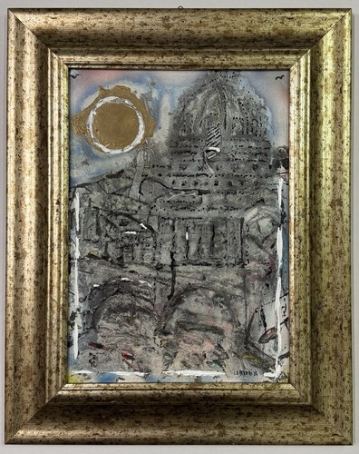 Quadro tecnica mista tela - tecnica, su