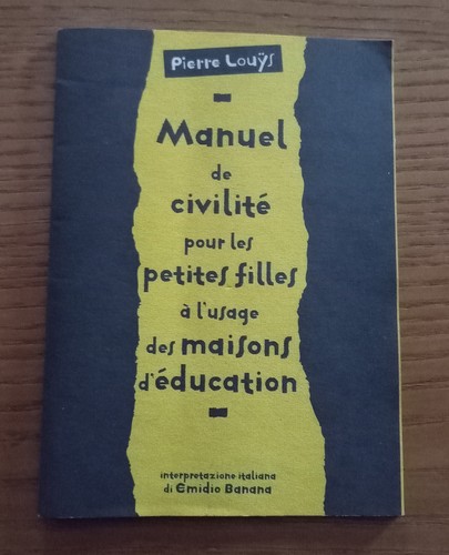 Manuale per educazione delle - per, l'educazione
