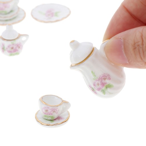 Miniature 15pcs porcelain - 1:12,