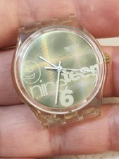 Glitzer GK216 SWATCH GENT 1996 ungetragen (109)  Non Funziona Solo Per Ricambi 