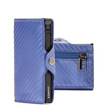 Porta Carte di Credito RFID Portafoglio Uomo Slim Portafoglio Piccolo Sottile