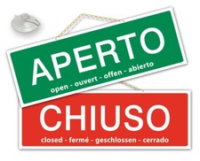 MAXI Cartello APERTO e CHIUSO