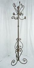 APPENDIABITI ATTACCAPANNI A PIANTANA DA TERRA FERRO BATTUTO FORGIATO MANO art.A1