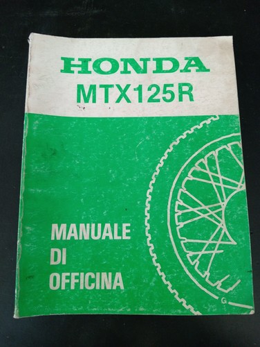 Manuale officina honda mtx125r - officina,
