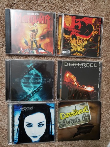 Rock metal lot disturbed - metal, cd