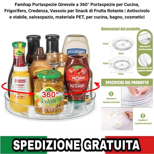 Portaspezie girevole 360 - girevole, 360°