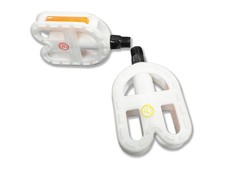 COPPIA PEDALI BIANCHI PER BICI