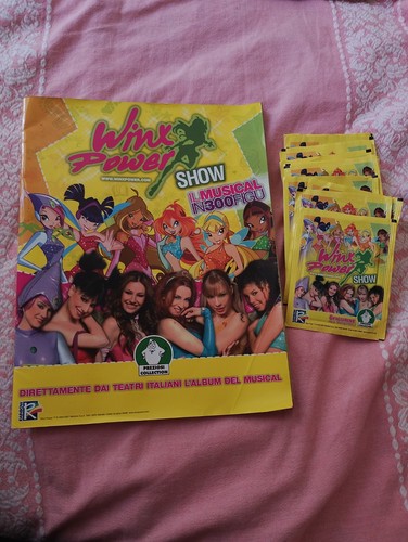 Album figurine winx power show - figurine,