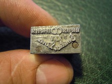 1875 ANTICA MATRICE - CLICHE' - XXV ANNI NOZZE 1931-1956   VINTAGE (GIO-8)