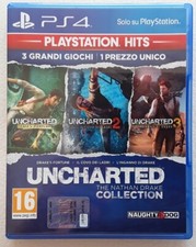 Uncharted Trilogia Collection Nathan Drake Playstation PS4 ITA Vintage raro cult