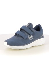 Sneakers con strappi uomo blu