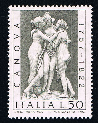 Italia francobollo antonio - italia,