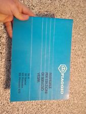 VESPA 50 R Special 125 Primavera ET3 Manuale Per Stazione Di Servizio Piaggio