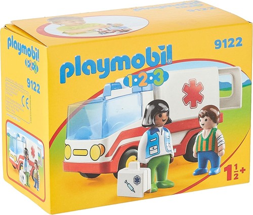 Playmobil 9122 ambulanza - 1.2.3,