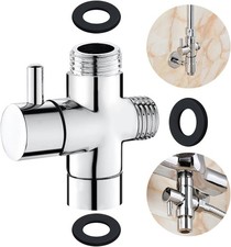 Adattatore per valvola di commutazione a 3 vie, valvola deviatrice G 1/2" in ott