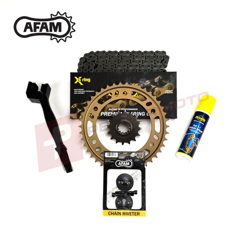 Kit pignone catena lega - kit,
