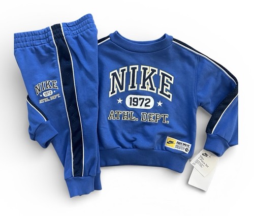 Felpa girocollo nike blu - girocollo,