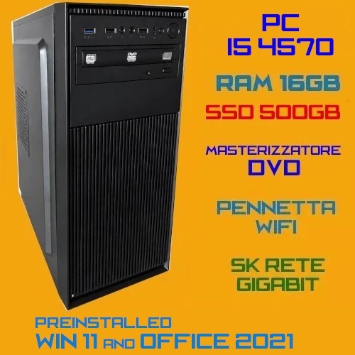 Computer fisso cpu - pc, intel
