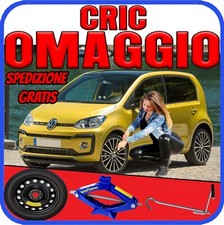 Ruotino Di Scorta 4Fori Misura Ruota Da 14 Per La Volkswagen Up !  Con Kit Cric