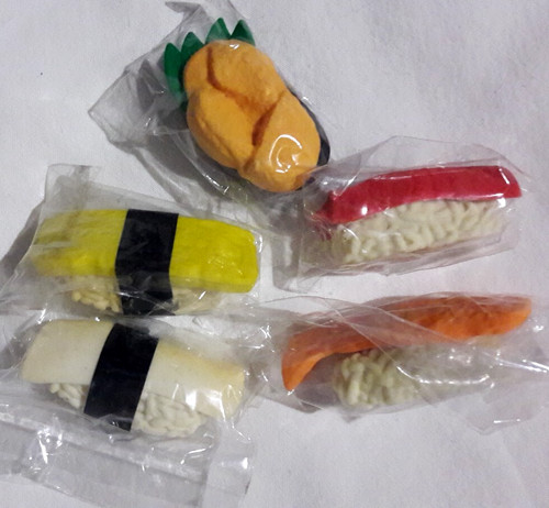 Sushi gomme sagomate - sushi, da