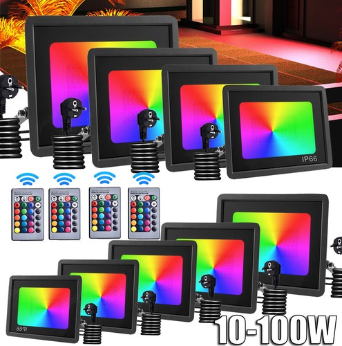 Proiettore led 100 rgb - w,