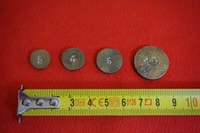 Vecchi pesi per bilancia farmacia