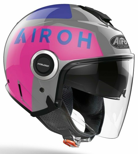 Casco jet airoh helios pink - casco,