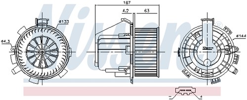 Ventilatore abitacolo per