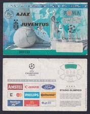 Biglietto Finale Coppa Champions League 1996 Ajax/Juventus Stadio Olimpico Roma