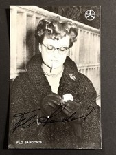FLO SANDON'S AUTOGRAFO MUSICA CANTANTE CINEMA TV AUTOGRAPH HAND SIGNED