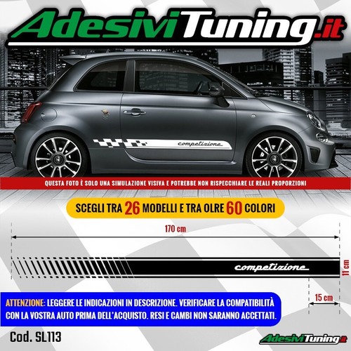 Kit adesivi strisce - 2, laterali