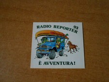 adesivo-sticker-RADIO REPORTER 93 E' AVVENTURA!-cm.7x8