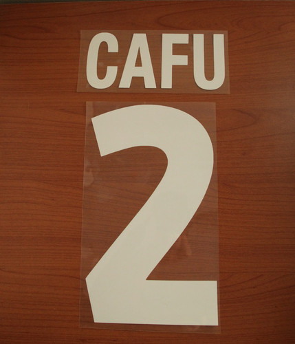 Kit nameset nome numero cafu - nome/numero, 2