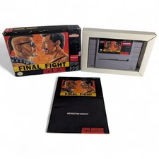 Final Fight SNES Super Nintendo gioco completo di scatola testato Capcom Fighting 👊🤜