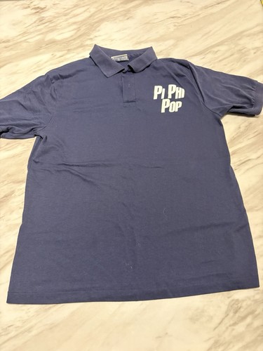 Polo hanes blu - con, testo