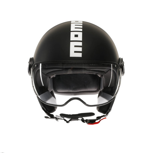 Casco jet momo - design, nero