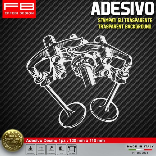 Adesivo sticker ducati desmo - adesivo,