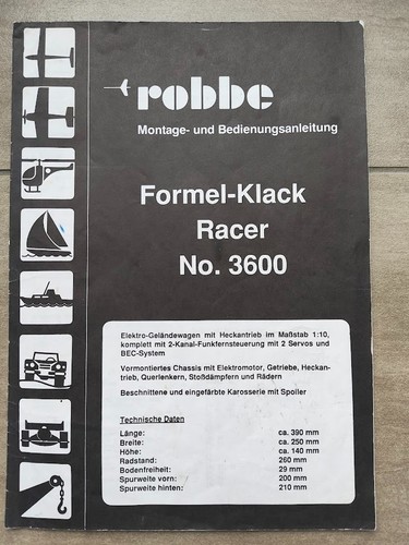 Robbe formula clack racer - robbe,