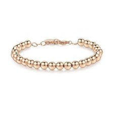 S'agapo Bracciale donna acciaio oro o rosa sfere grandi Sagapo SHAC31 SHAC38
