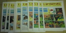 AVVENTURA GIORNALE N° 1/33 COMPLETA 1945 CON GORDON-AUDAX-MANDRAKE -UOMO MASCHER